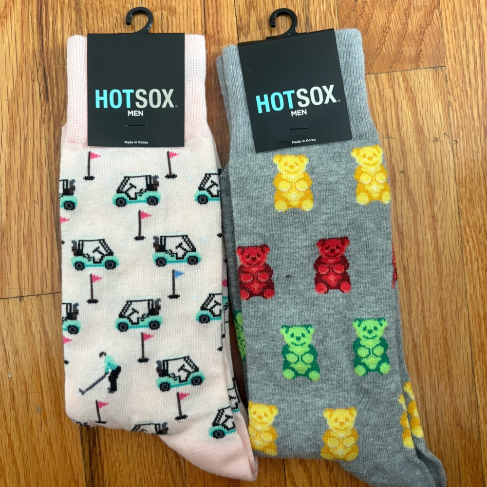 Hot Sox Men's Socks Bundle - 2 pairs